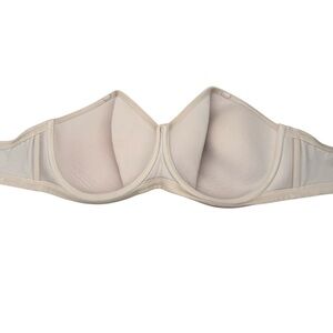 Wacoal Cream Underwire Bra, Strapless Bra, Size 38H